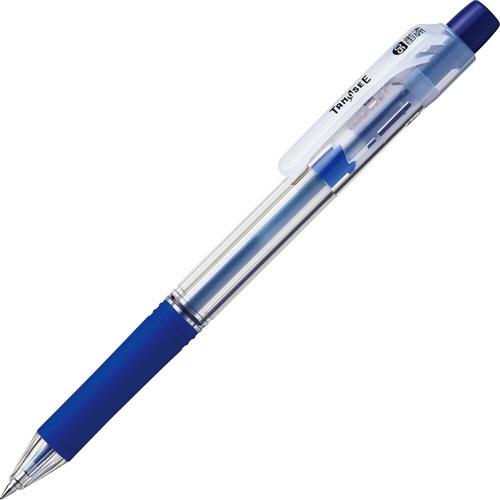 ＴＡＮＯＳＥＥ　ノック式油性ボールペン　ロング芯タイプ　０．５ｍｍ　青　１本1