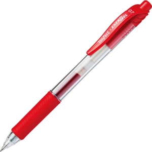 ＴＡＮＯＳＥＥ　ノック式ゲルインクボールペン　０．７ｍｍ　赤　１本1