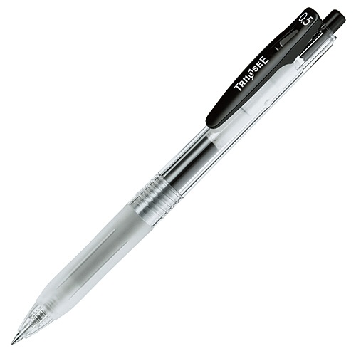 ＴＡＮＯＳＥＥ　ノック式ゲルインクボールペン（バインダークリップ）　０．５ｍｍ　黒　１本1