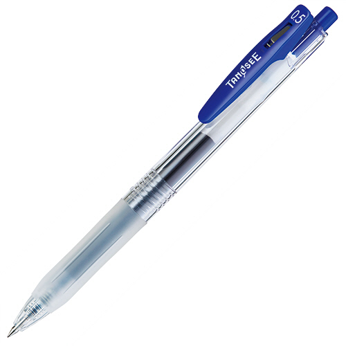 【クリックで詳細表示】TANOSEE ノック式ゲルインクボールペン(バインダークリップ) 0.5mm 青 1本 TS-JJ15-BL