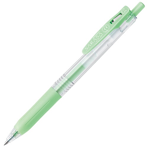 ゼブラ　ジェルボールペン　サラサクリップ　０．５ｍｍ　ミルクグリーン　ＪＪ１５－ＭＫＧ　１本1