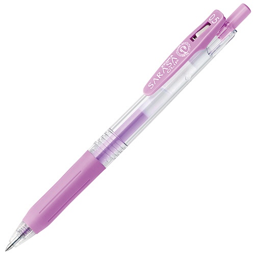 ゼブラ　ジェルボールペン　サラサクリップ　０．５ｍｍ　ミルクパープル　ＪＪ１５－ＭＫＰＵ　１本1