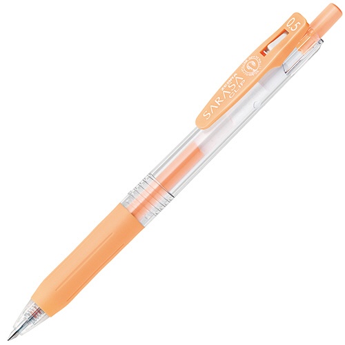 ゼブラ　ジェルボールペン　サラサクリップ　０．５ｍｍ　ミルクオレンジ　ＪＪ１５－ＭＫＯＲ　１本1