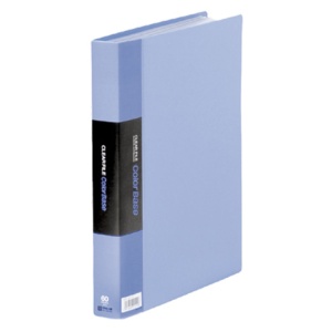 キングジム　クリアーファイル　カラーベーストリプル　Ａ４タテ　６０ポケット　背幅３５ｍｍ　青　１３２－３Ｃ　１冊1