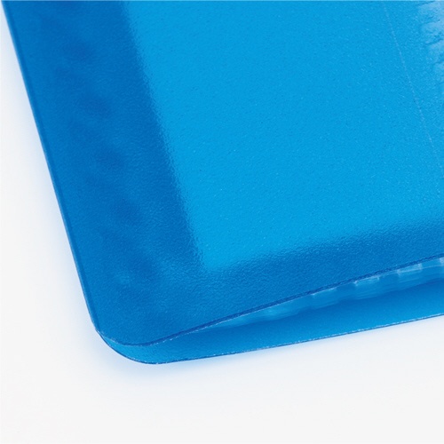 ＴＡＮＯＳＥＥ　薄型クリアブック（角まる）　Ａ４タテ　５ポケット　背幅２ｍｍ　ブルー　１パック（５冊）2