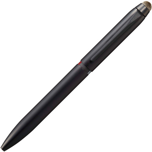 【クリックでお店のこの商品のページへ】三菱鉛筆 ジェットストリーム スタイラス 3色ボールペン＆タッチペン 0.5mm (軸色：ブラック) SXE3T18005P24 1本 SXE3T18005P24