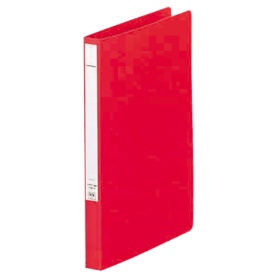 リヒトラブ　パンチレスファイル（ＨＥＡＶＹ　ＤＵＴＹ）　Ａ４タテ　１６０枚収容　背幅２５ｍｍ　赤　Ｆ－３６７－１　１冊