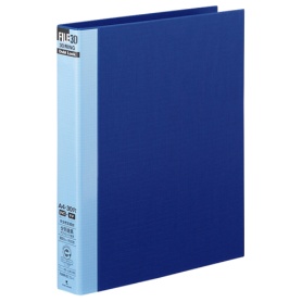 マルマン　ダブロックファイル　Ａ４タテ　３０穴　２５０枚収容　背幅４４ｍｍ　ブルー　Ｆ９４９Ｒ－０２　１冊