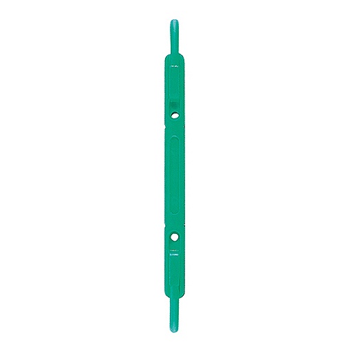 リヒトラブ　ルーパーファスナー　足間隔８０ｍｍ　約１５０枚収容　２穴　緑　Ｆ－１－７　１パック（５本）1