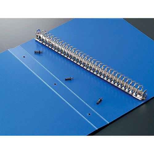 コクヨ　クリヤーブック（ウェーブカットポケット・替紙式）　Ａ４タテ　３０穴　２５ポケット付属　背幅３３ｍｍ　ダークグレー　ラ－Ｔ７３０ＤＭ　１冊5