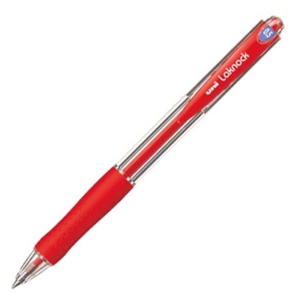 三菱鉛筆　油性ボールペン　ＶＥＲＹ楽ノック　極細　０．５ｍｍ　赤　ＳＮ１０００５．１５　１本1