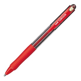 三菱鉛筆　油性ボールペン　ＶＥＲＹ楽ノック　極太　１．４ｍｍ　赤　ＳＮ１００１４．１５　１本