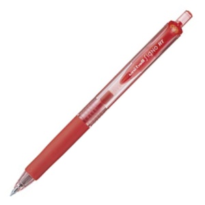 三菱鉛筆　ゲルインクボールペン　ユニボール　シグノ　ＲＴ　ノック式　０．３８ｍｍ　赤　ＵＭＮ１０３．１５　１本1