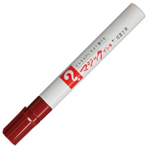 寺西化学　油性マーカー　マジックインキ　Ｎｏ．５００（細書き用）　茶　Ｍ５００－Ｔ６　１本1