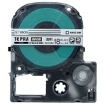 キングジム　テプラ　ＰＲＯ　テープカートリッジ　強粘着　１８ｍｍ　透明／黒文字　ＳＴ１８ＫＷ　１個