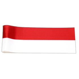 ササガワ　催事用リボン　紅白　２４ｍｍ×３０ｍ　５０－７２０７　１巻