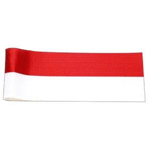 ササガワ　催事用リボン　紅白　２４ｍｍ×３０ｍ　５０－７２０７　１巻1