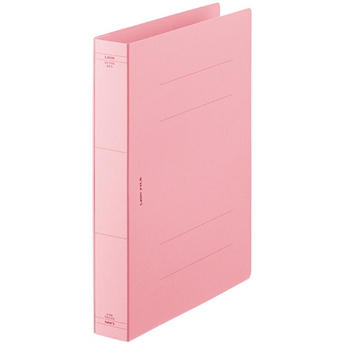 ライオン事務器　フラットファイル（ＡＸタイプ）　特厚とじ　Ａ４タテ　４００枚収容　背幅４３ｍｍ　ピンク　ＡＸ－５１６Ｓ－１０Ｐ　１パック（１０冊）1