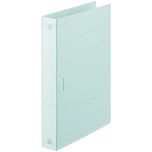ライオン事務器　フラットファイル（ＡＸタイプ）　特厚とじ　Ａ４タテ　４００枚収容　背幅４３ｍｍ　水　ＡＸ－５１８Ｓ－１０Ｐ　１パック（１０冊）1
