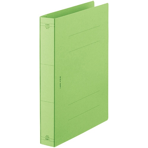 ライオン事務器　フラットファイル（ＡＸタイプ）　特厚とじ　Ａ４タテ　４００枚収容　背幅４３ｍｍ　緑　ＡＸ－５１９Ｓ－１０Ｐ　１パック（１０冊）1