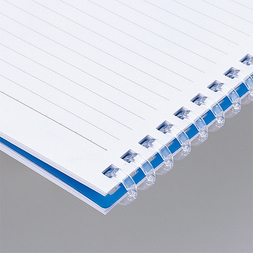 リヒトラブ　ＡＱＵＡ　ＤＲＯＰｓ　ツイストノート　Ａ５　２４穴　Ｂ罫　リーフ３０枚付属　青　Ｎ－１６５８－８　１冊4