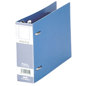セキセイ　ロックリングファイル　Ｂ６ヨコ　２穴　２８０枚収容　背幅４３ｍｍ　ブルー　Ｆ－２３２－１０　１冊