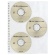コクヨ　ＣＤ／ＤＶＤポケット　Ａ４タテ　２・４・３０穴　両面６ポケット　ＥＤＢ－Ａ３７５　１パック（３枚）1