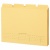 ライオン事務器　４カットフォルダー　山付ファイル　Ａ４　黄　Ｎｏ．３１－４Ｐ　１パック（４冊）
