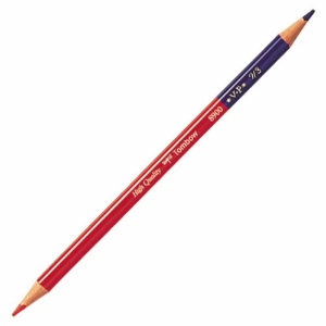 トンボ鉛筆　赤青鉛筆　７／３　（朱藍）　８９００－ＶＰ７／３　１箱（１２本）2