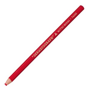 三菱鉛筆　色鉛筆７６００（油性ダーマトグラフ）　赤　Ｋ７６００．１５　１ダース（１２本）2