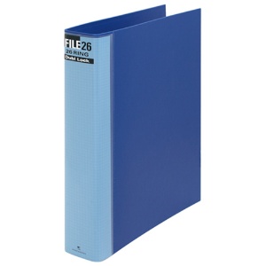 マルマン　ダブロックファイル　Ｂ５タテ　２６穴　２５０枚収容　背幅４４ｍｍ　ブルー　Ｆ６７９Ｒ－０２　１冊1