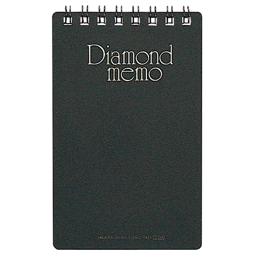 【たのめーる】ミドリ ダイヤメモ<M> 黒 19002-011 1冊の通販