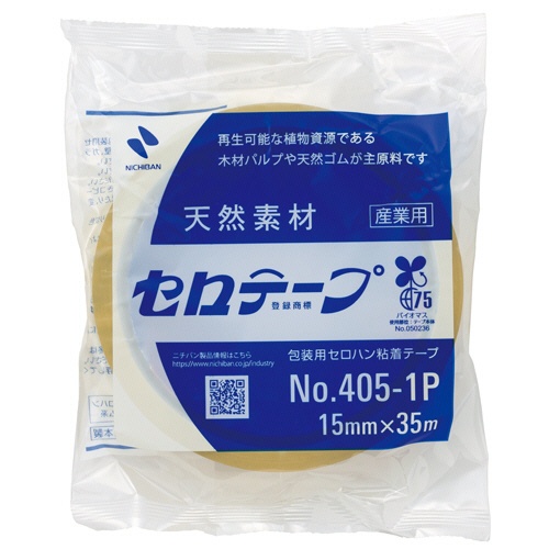 ニチバン　産業用セロテープ　大巻　１５ｍｍ×３５ｍ　４０５１Ｐ－１５　１巻1