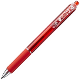 【たのめーる】ぺんてる 油性ボールペン ビクーニャ フィール 0.7mm 赤 BXB-117B 1本の通販