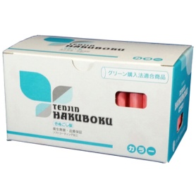 日本白墨工業　天神印チョーク（石膏カルシウム製）　赤　ＣＨ－２　１箱（１００本）