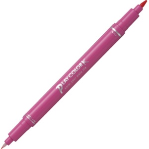 トンボ鉛筆　水性サインペン　プレイカラーＫ　ツインタイプ　１２色（各色１本）　ＧＣＦ－０１１　１パック2