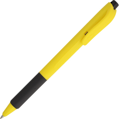 【クリックで詳細表示】ゼブラ 油性ボールペン Bn2セーフティーカラー 0.7mm 黄 BN2-SC-Y 1本 BN2-SC-Y