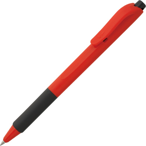 【クリックで詳細表示】ゼブラ 油性ボールペン Bn2セーフティーカラー 0.7mm 赤 BN2-SC-R 1本 BN2-SC-R