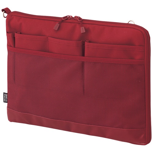 リヒトラブ　ＳＭＡＲＴ　ＦＩＴ　ＡＣＴＡＣＴ　バッグ　イン　バッグ　（ヨコ型）　Ａ４　レッド　Ａ－７６８１－３　１個1