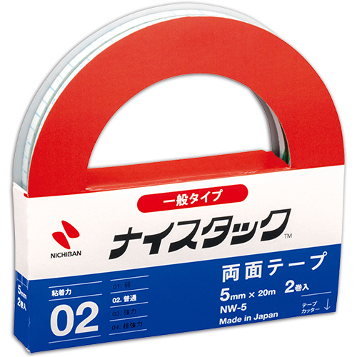たのめーる】ニチバン ナイスタック 再生紙両面テープ 大巻 5mm たのめーる】ニチバン ナイスタック 再生紙両面テープ 大巻 5mm