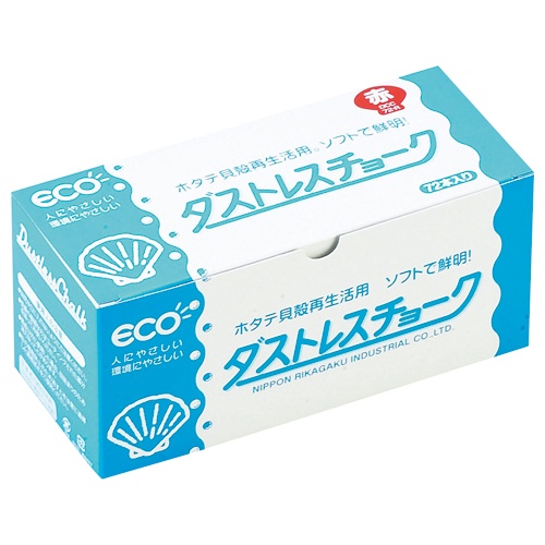 日本理化学　ダストレスチョーク　赤　ＤＣＣ－７２－Ｒ　１箱（７２本）1