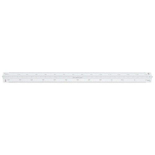 ステッドラー　フルアルミ三角スケール　土地家屋調査士用　３０ｃｍ　９８７　３０－１２　１個1