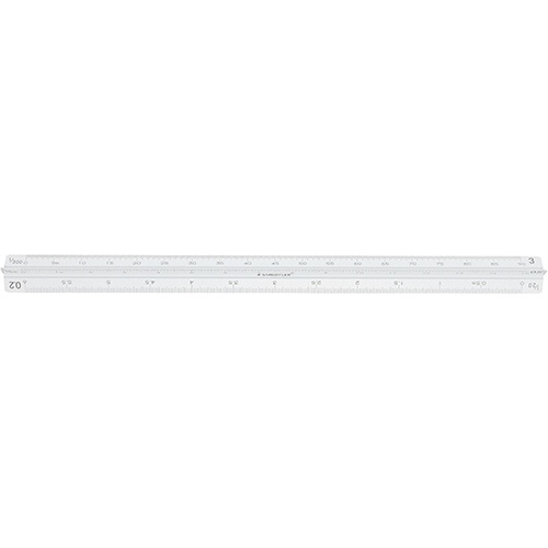 ステッドラー　フルアルミ三角スケール　副尺付き　建築士用　３０ｃｍ　９８７　３０－１３　１個1