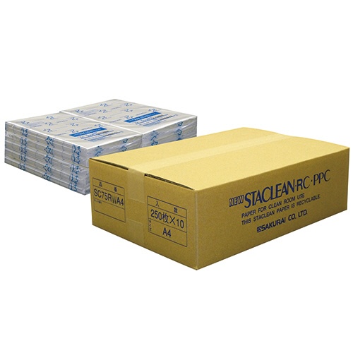 桜井　ニュースタクリンＲＣ．ＰＰＣ　Ａ４　ホワイト　７２ｇ／ｍ2　ＳＣ７５ＲＷＡ４　１箱（２５００枚：２５０枚×１０冊）1