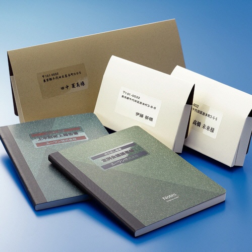 エーワン　ラベルシール［レーザープリンタ］　光沢フィルム・透明　Ａ４　ノーカット　２８４２６　１冊（１０シート）5