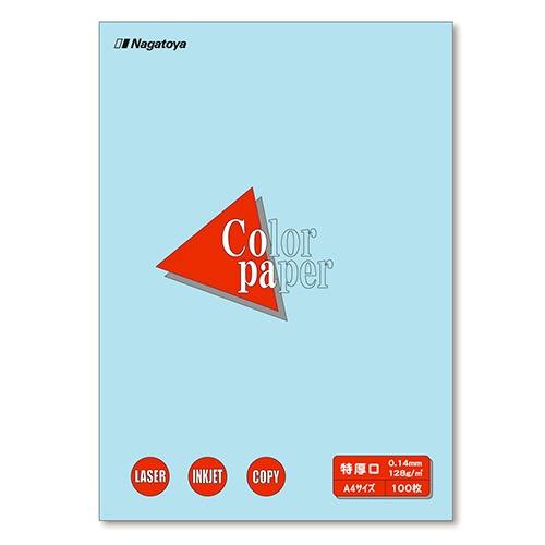 長門屋商店　Ｃｏｌｏｒ　Ｐａｐｅｒ　Ａ４　特厚口　空　ナ－３４１２Ｖ　１冊（１００枚）1