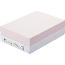 ＴＡＮＯＳＥＥ　αエコカラーペーパーII　Ａ４　ライトピンク　１冊（５００枚）1