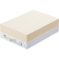 ＴＡＮＯＳＥＥ　αエコカラーペーパーII　Ａ４　ライトクリーム　１冊（５００枚）1