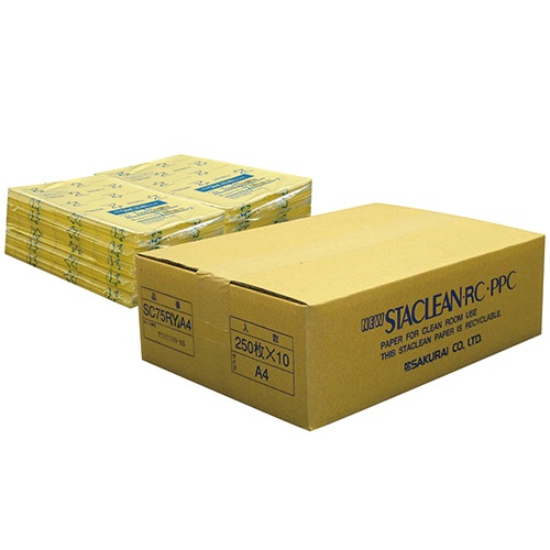 桜井　ニュースタクリンＲＣ．ＰＰＣ　Ａ４　イエロー　７２ｇ／ｍ2　ＳＣ７５ＲＹＡ４　１箱（２５００枚：２５０枚×１０冊）1