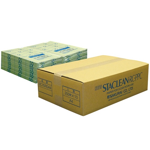 桜井　ニュースタクリンＲＣ．ＰＰＣ　Ａ４　グリーン　７２ｇ／ｍ2　ＳＣ７５ＲＧＡ４　１箱（２５００枚：２５０枚×１０冊）1